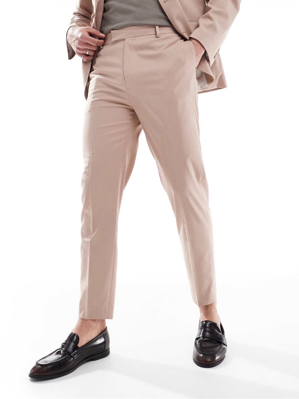 ASOS Dusty Pink Dress Trousers